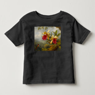Orchids and Hummingbird Heade Toddler T-shirt