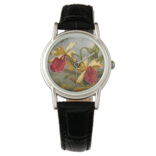 Orchids and Hummingbird Heade Watch