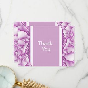 Orchids Mariage Ornate Merci Cartes