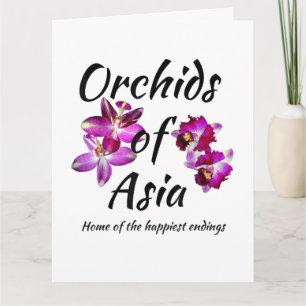 Orchids of Asia Card
