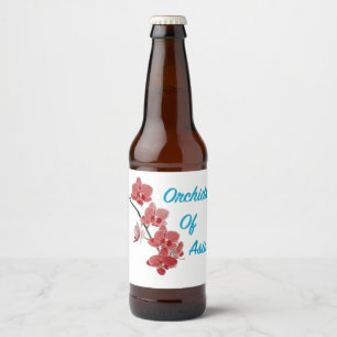 Orchids of Asia Day Spa Beer Bottle Label