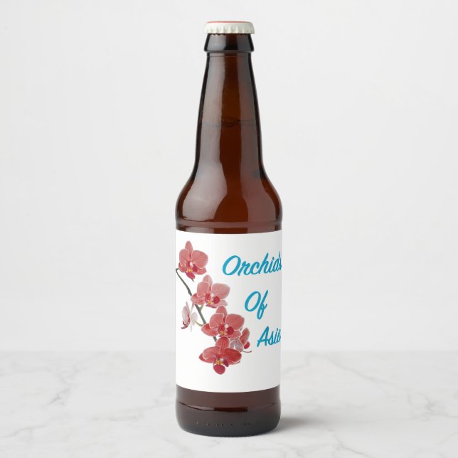 Orchids of Asia Day Spa Beer Bottle Label (Front)