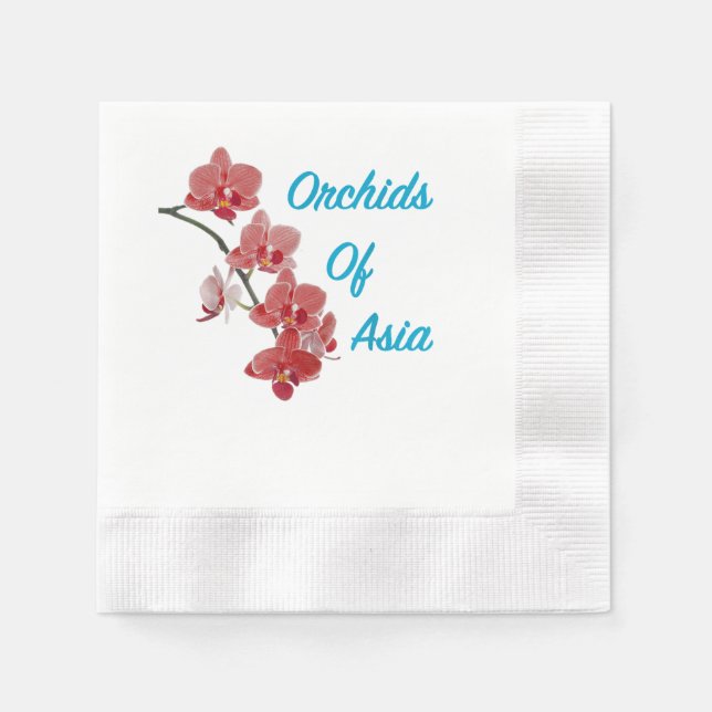 Orchids of Asia Day Spa Napkin (Front)