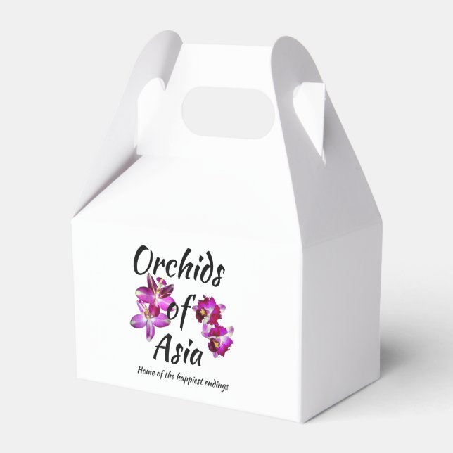 Orchids of Asia Favor Box (Front Side)