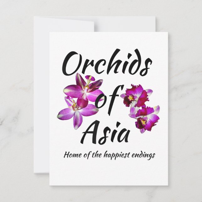 Orchids of Asia Holiday Card (Front)