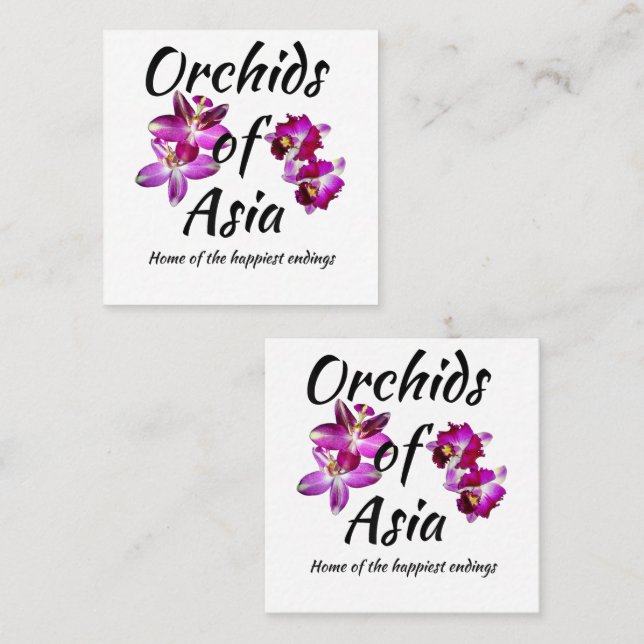 Orchids of Asia Loyalty Card (Front/Back)