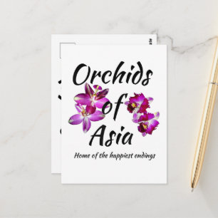 Orchids of Asia Postcard