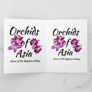 Orchids of Asia Thank You Card