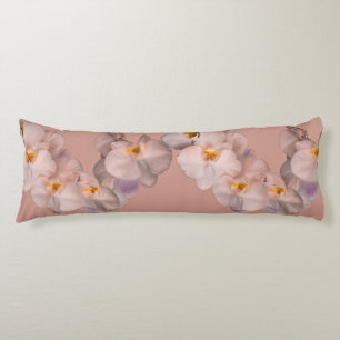 Orchids on badge body pillow