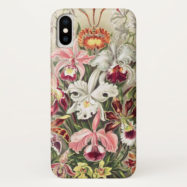 Orchids, Orchideae Denusblumen by Ernst Haeckel Case-Mate iPhone Case (Back)