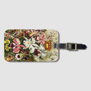 Orchids, Orchideae Denusblumen Ernst Haeckel Luggage Tag