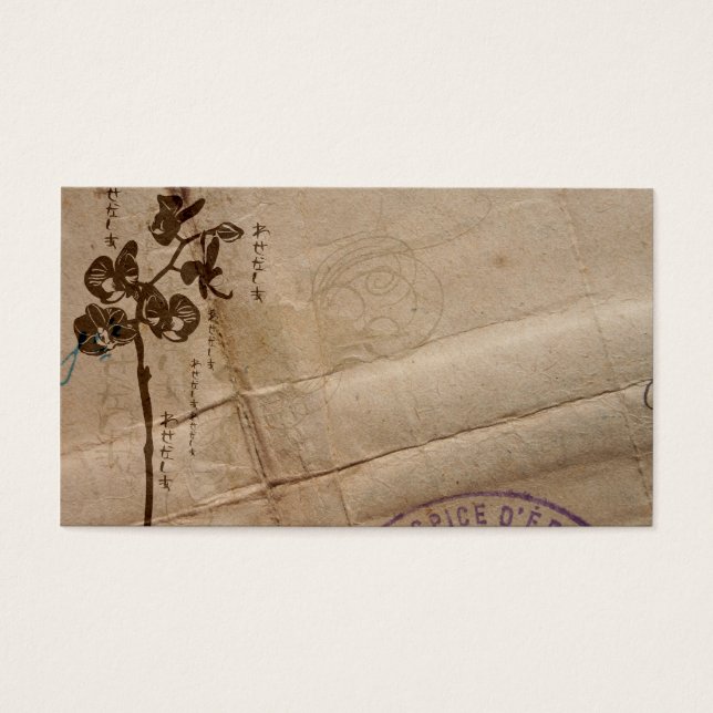 Orchids Profile Card (Front)