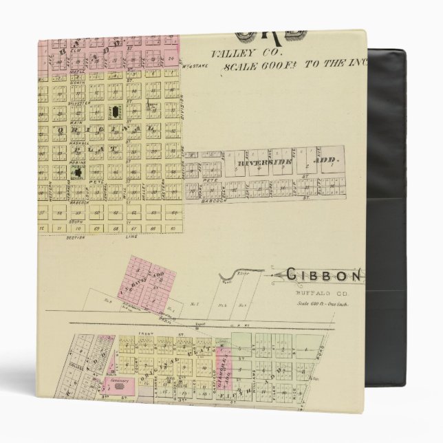 Ord and Buffalo, Nebraska Binder (Front/Inside)