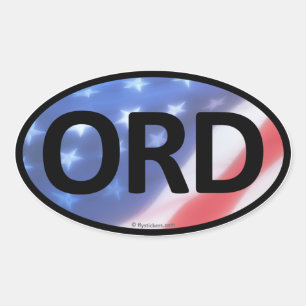 ORD Oval Sticker