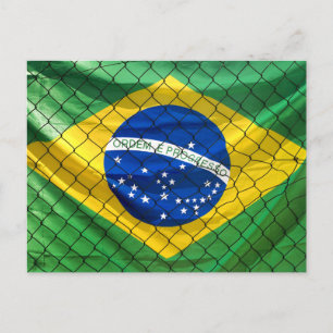 Ordem e Progresso Flag of Brazil Postcard