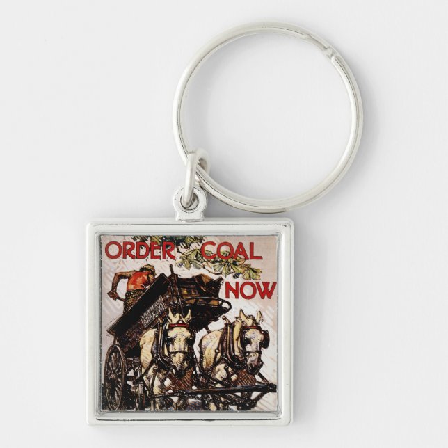 Order Coal Now Keychain (Front)