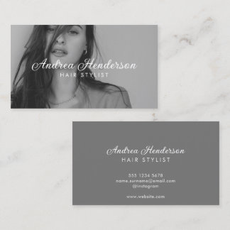 Order Hair Stylist Business Cards, Photo Image Business Card