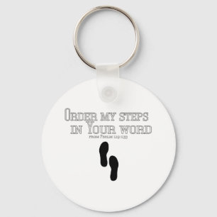 Order My Steps Keychain