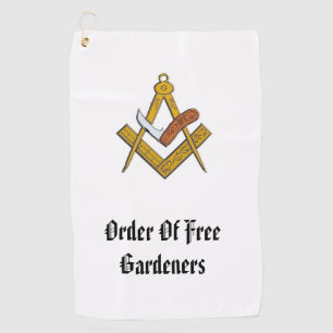 Order Of Free Gardeners Golf Towel