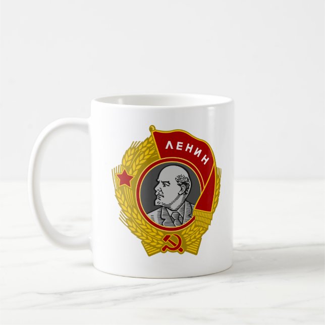 order of Lenin  Coffee Mug (Left)