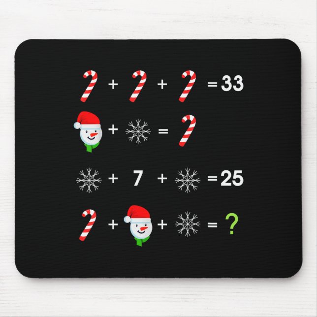 Order Of Operations Quiz Funny Math Teacher Christ Mouse Pad (Front)