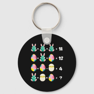 Order Of Operations Quiz Math Teacher Easter Chick Keychain