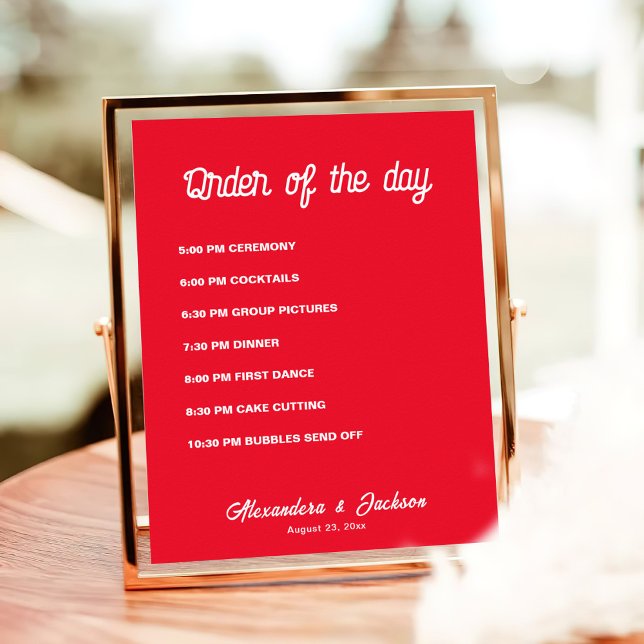 Order Of the date Poster (Creator Uploaded)