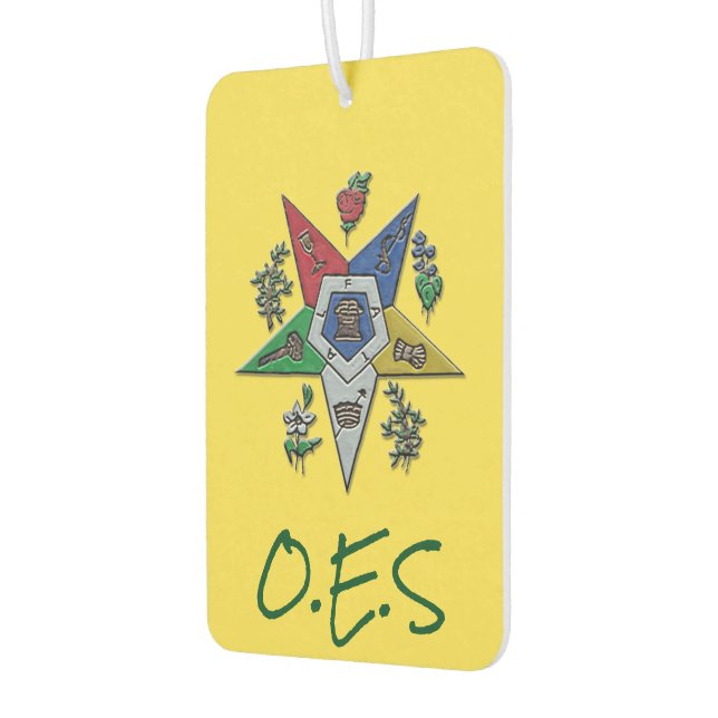 Order Of The Eastern Star Air Freshener (Left)