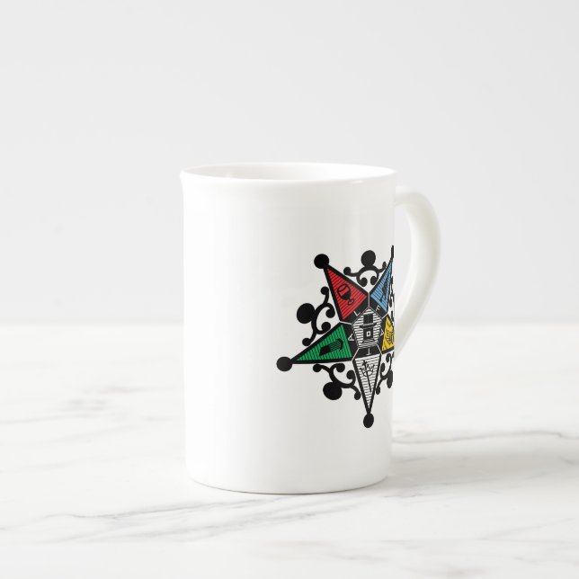 Order of the Eastern Star Bone China Mug (Front Right)