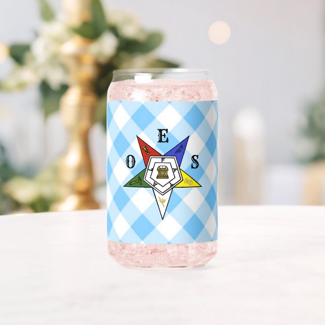 Order of the Eastern Star Drinking Glass (Insitu (Wedding))