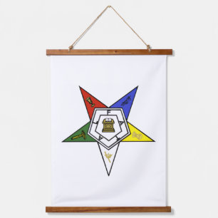 Order of the Eastern Star Emblem Hanging Tapestry