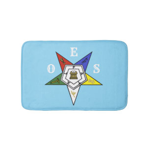 Order of the Eastern Star Emblem of the Order Bath Mat