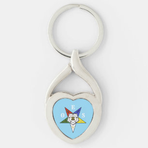 Order of the Eastern Star Emblem of the Order Keychain