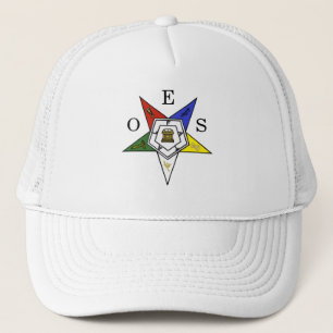 Order of the Eastern Star Emblem of the Order Trucker Hat