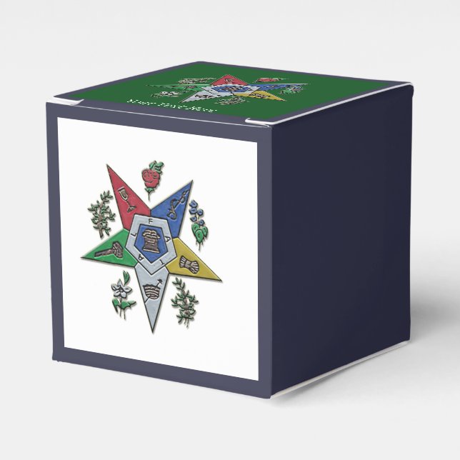 Order Of The Eastern Star Favor Box (Front Side)