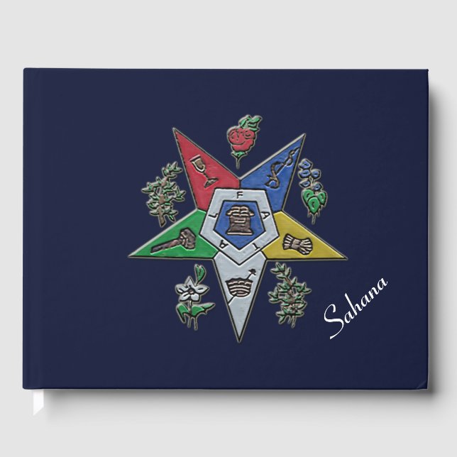 Order Of The Eastern Star Guest Book (Front)