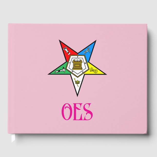 Order of the Eastern Star OES Guestbook (Front)