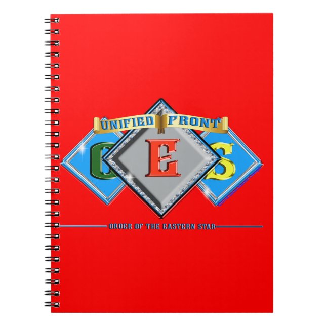 Order of the Eastern Star OES Notebook (Front)