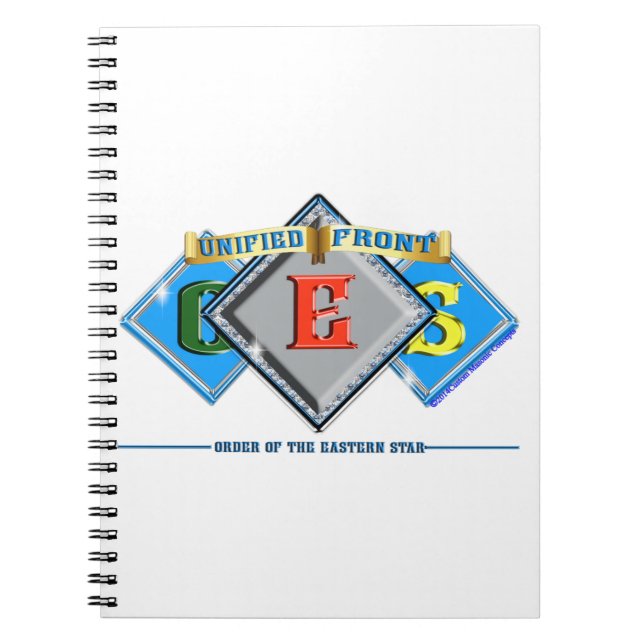 Order of the Eastern Star OES Notebook (Front)