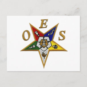 ORDER of the EASTERN STAR Postcard