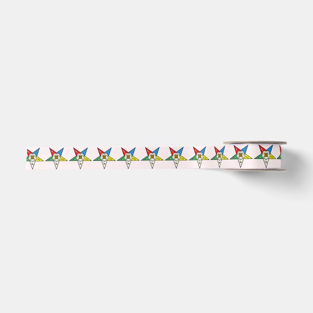 Order of the Eastern Star Ribbon Satin Ribbon (Front)