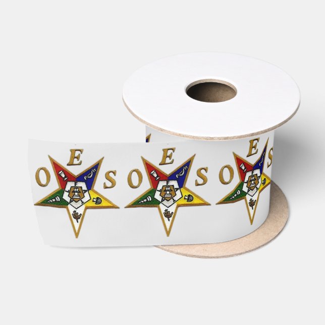 ORDER of the EASTERN STAR Satin Ribbon (Spool)