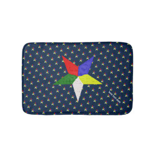 Order Of The Eastern Star (Wavy) Bath Mat