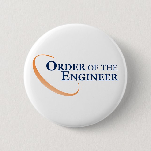 Order of the Engineer 2 Inch Round Button (Front)
