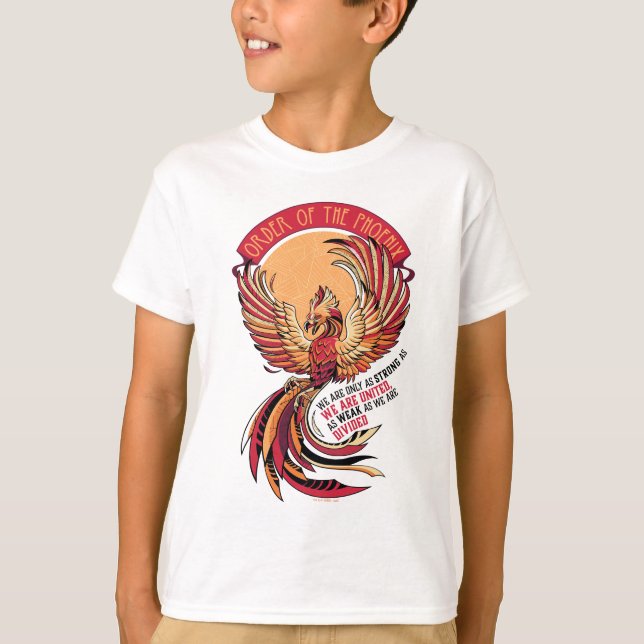 Order of the Phoenix Crosshatched Emblem T-Shirt (Front)