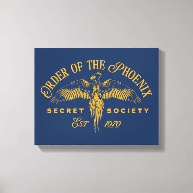 ORDER OF THE PHOENIX Secret Society Graphic Canvas Print (Front)