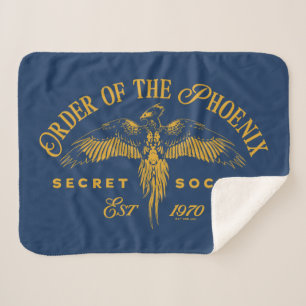 ORDER OF THE PHOENIX Secret Society Graphic Sherpa Blanket