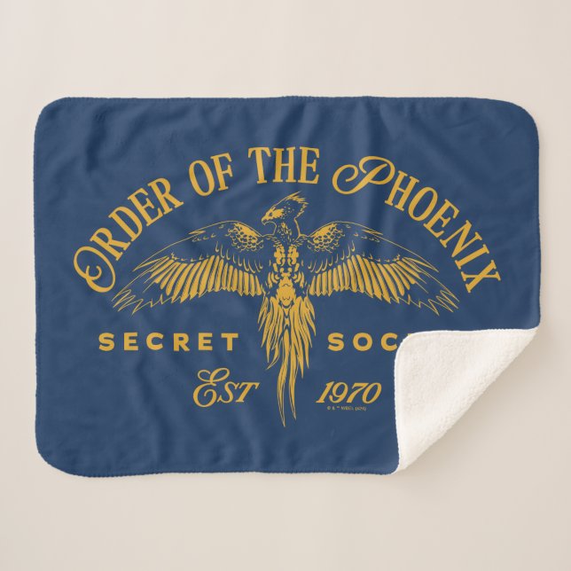 ORDER OF THE PHOENIX Secret Society Graphic Sherpa Blanket (Front (Horizontal))