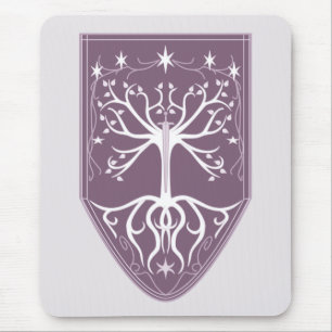 'Order of the White Tree' Crest Mouse Pad