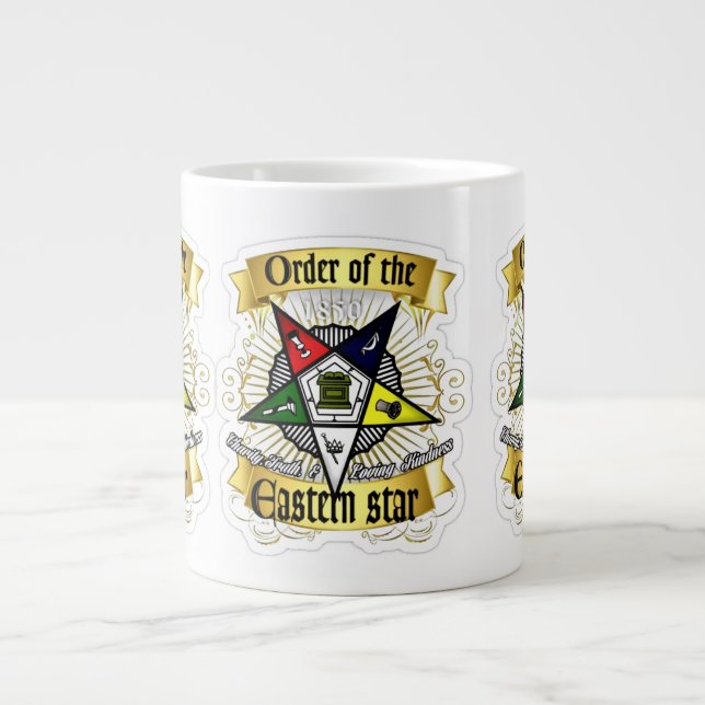 Order or Eastern Star Large Coffee Mug (Front)